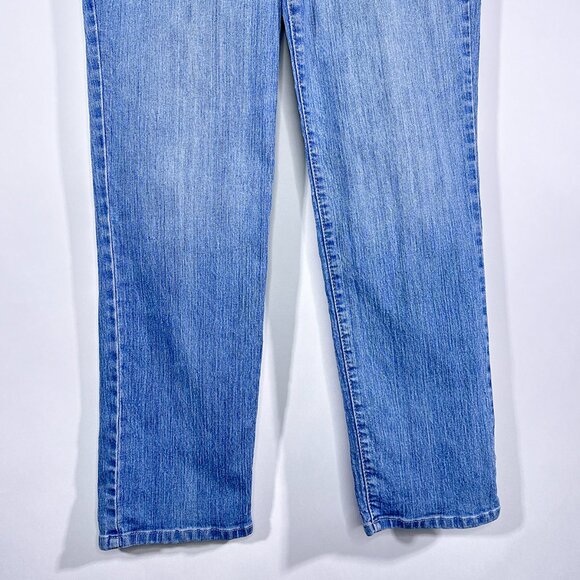 Bandolinoblu Mandie Textured‎ Straight Leg Stretch Jeans Size 12 - Picture 4 of 16